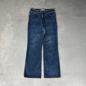 Levis 512 Perfectly Slimming Bootcut Jeans Dark Wash - Size: 28